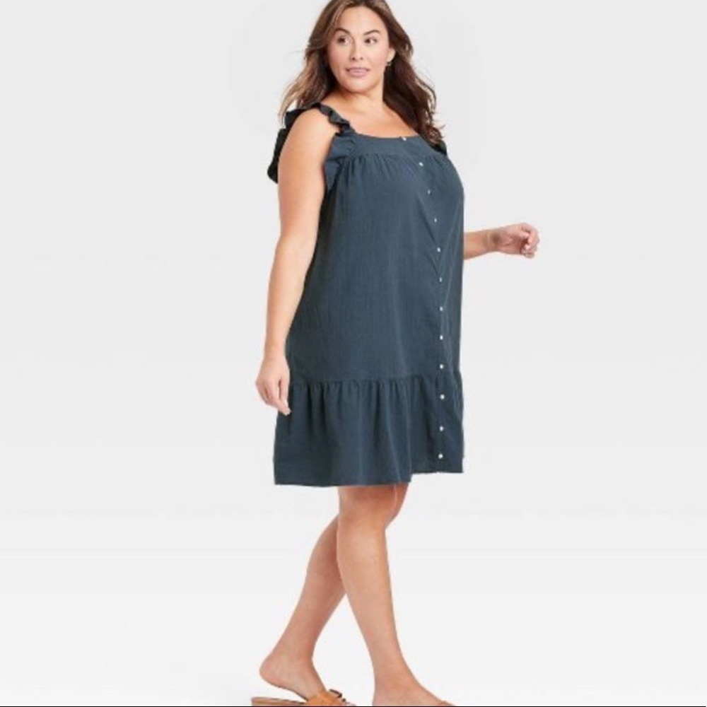 Universal Thread Plus Size 4x Flutter Sleeveless … - image 3